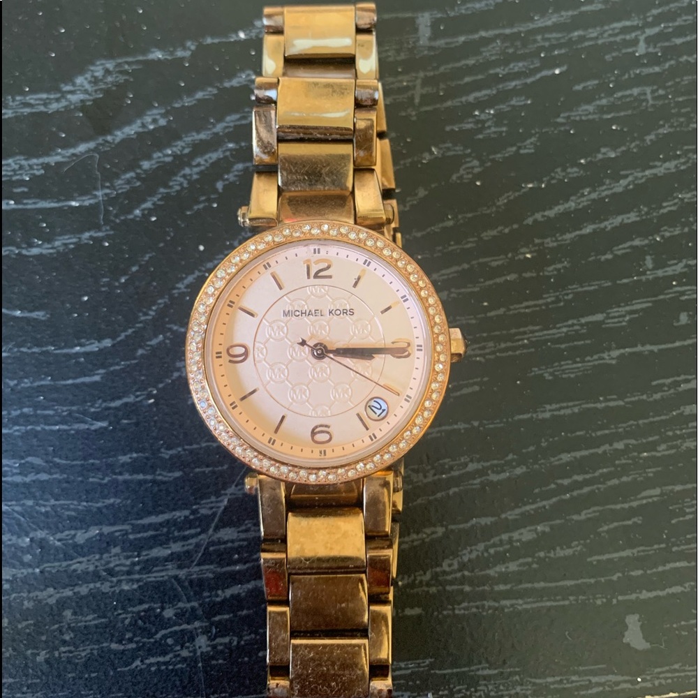 Rose Gold Micheal Kors Watch